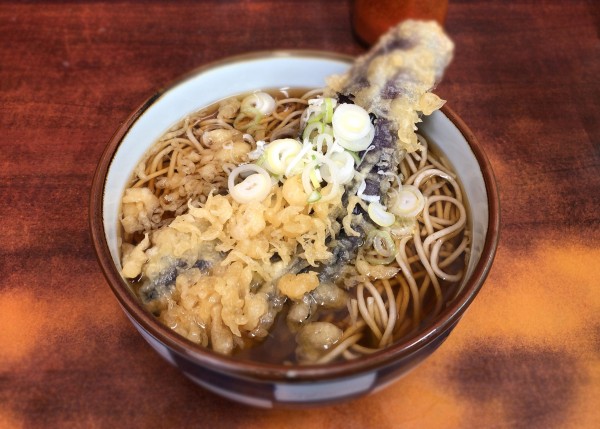 「なす天そば(490円)」@立ち食いそばうどん 会津の写真