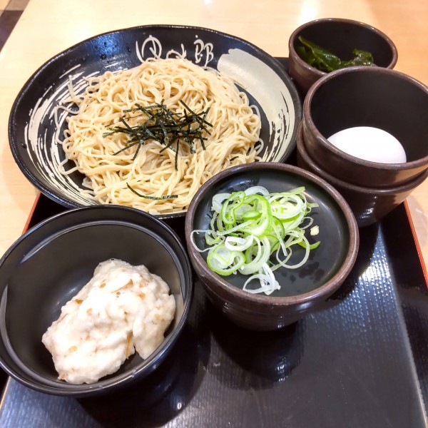 「【期間限定】月見芋そば（￥600）＋三陸わかめ（クーポン）」@ゆで太郎 柏大井店の写真