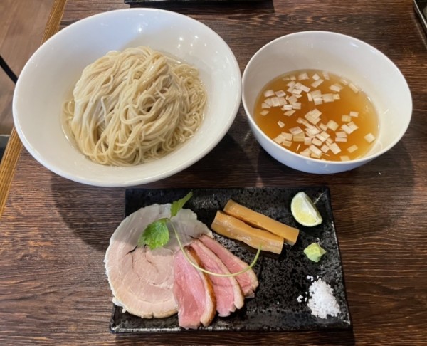 「【限定】鰹昆布水 鴨つけ麺（塩）」@麺屋 真心の写真
