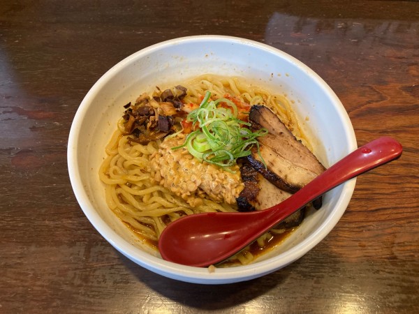「納豆キムチからし麺」@ら～めん からしや 葛西本店の写真