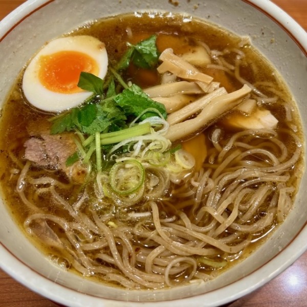 「石臼挽き中華そば」@富良野 とみ川 東京ラーメンストリート店の写真