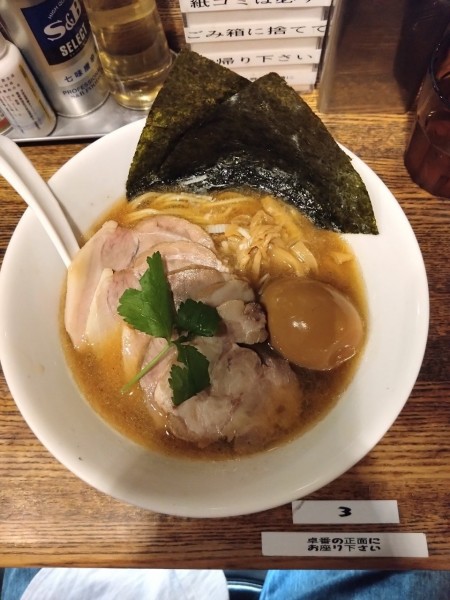 「特製平子煮干しそば」@新橋 纏の写真