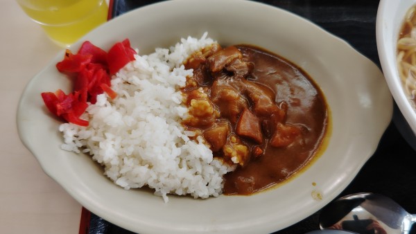 「カレーライス」@にんたまラーメン ゆにろーず 大洗店の写真