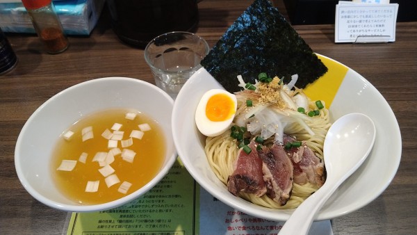 「【限定】きな生姜香る和田久鰹節のつけ麺¥1200-」@塩生姜らー麺専門店 MANNISH 神田西口店の写真