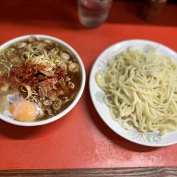 チャーシュー.玉子つけメン(ちょい辛) 1250円