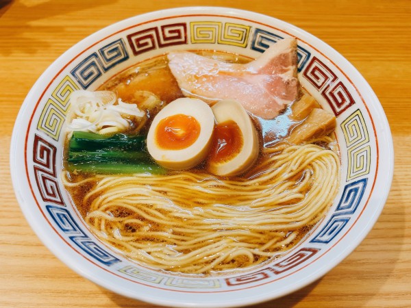 「味玉中華そば」@ほっこり中華そば もつけの写真