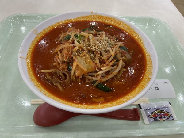 「辛牛バラ温麺(1089円)」@金金醤 あみプレミアム・アウトレット店の写真