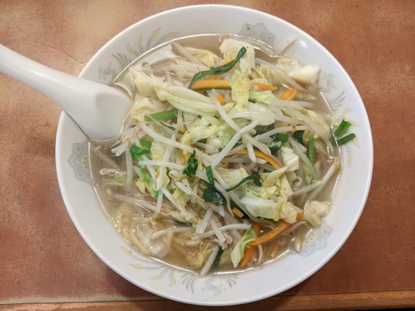 「タンメン：720円」@珍來 草加西口店の写真