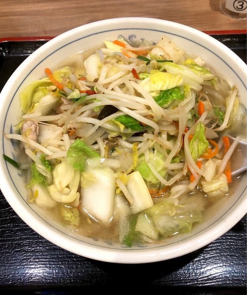 「ダブル野菜タンメン　680円」@福しん 阿佐ヶ谷店の写真