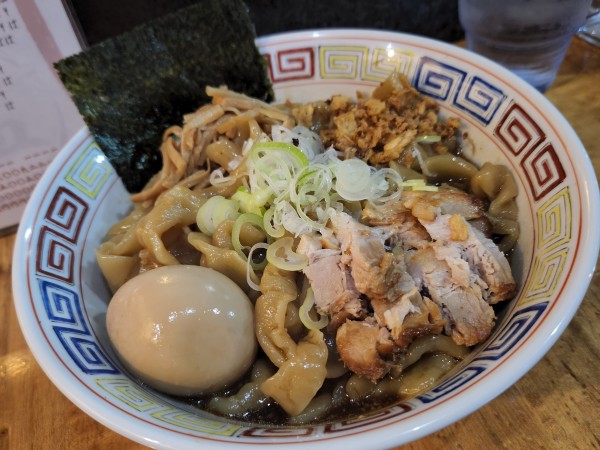 「ズワイ蟹出汁と蟹味噌のもち姫和えそば」@塩そば 桑ばらの写真