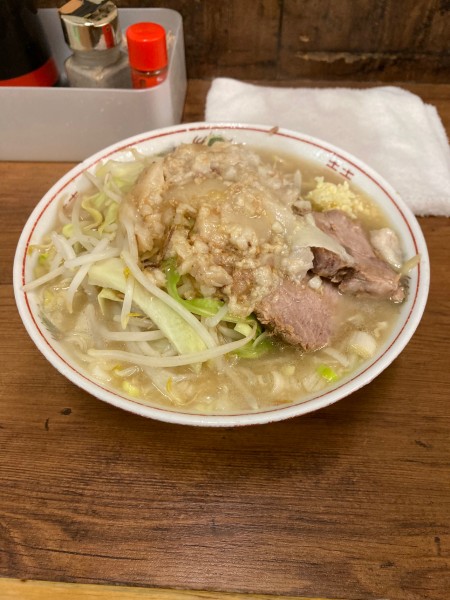 「小ラーメン　ネギ」@ラーメン二郎 品川店の写真