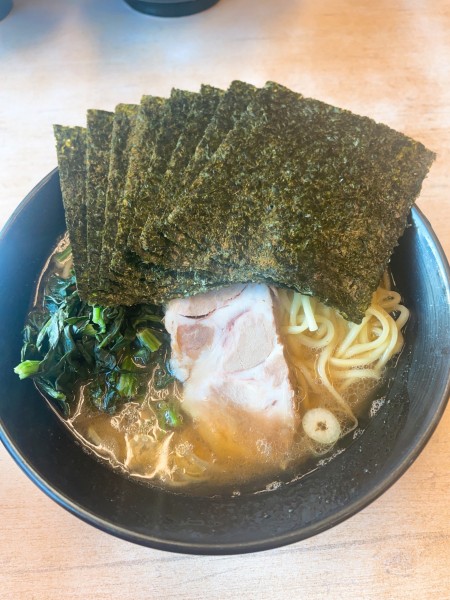 「ラーメン並 のり増し 800円」@らーめん武蔵家 千葉本店の写真