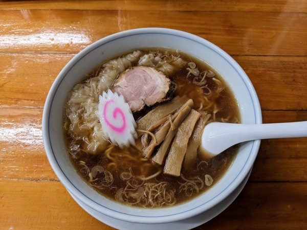 「中華麺　半々ワンタン　980円」@中華そば専門店 勝やの写真