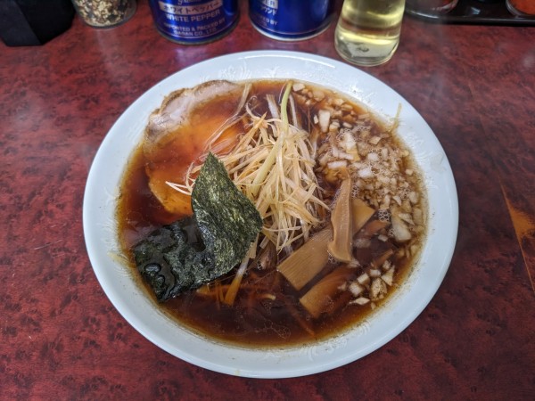 「ネギラーメン　800円」@三番亭の写真