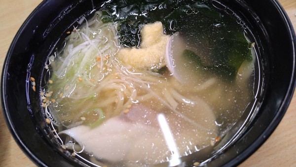 「塩生姜らー麺」@スシロー 甲府アルプス通り店の写真