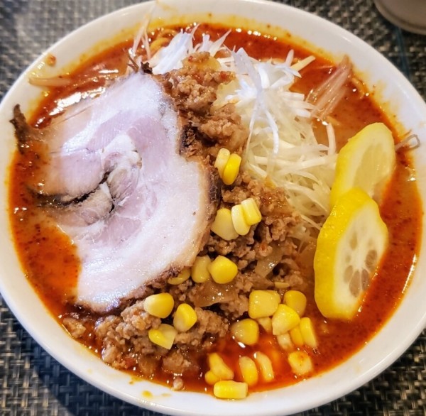 「火山らあめん（辛め）1,000円」@旭川らあめん ひでまるの写真