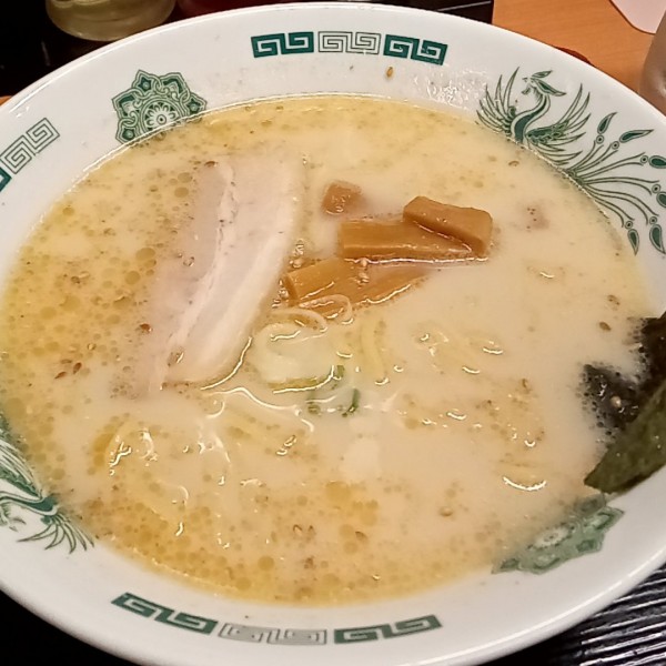 「とんこつラーメン(480円)」@日高屋 青物横丁店の写真