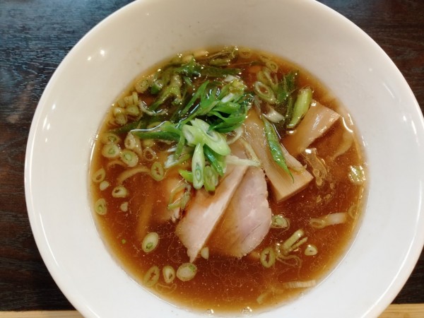 「醤油中華そば＋和え玉」@中華そば べぃしっくの写真