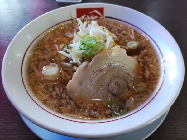 「にんにく醤油ラーメン+サービスライス」@ラーメンばんだい 我孫子店の写真