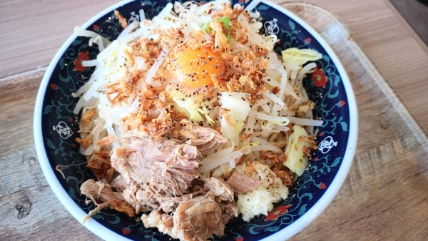 「ジャンクまぜそば　大盛」@凌駕IDEA イオンモール松本店の写真