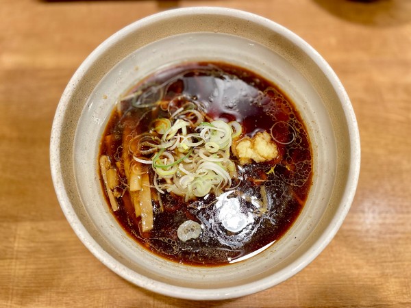 「醤油　半麺　850　+生姜」@らーめん 福籠の写真