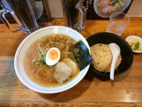 「中華そば+半チャーハン　980円」@佐野ラーメン たかのの写真