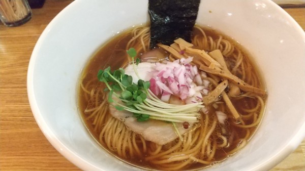 「醤油ラーメン・シジミスープ変更(¥850+250)」@らーめん処 くろ助の写真