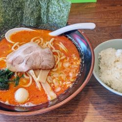 豚骨味噌（大）+コクの辛味噌+小ライス