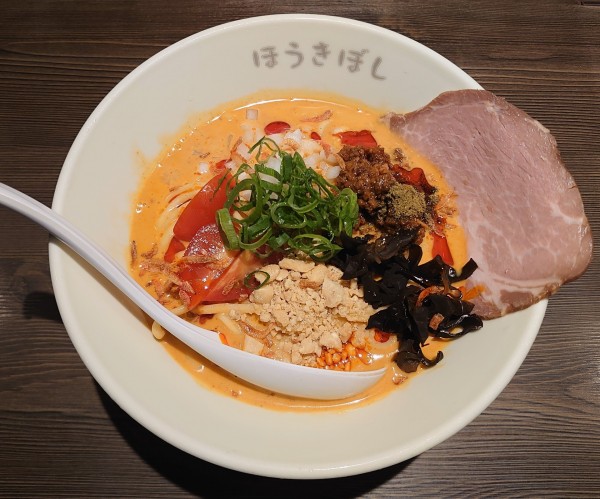 「【期間限定】豆乳冷やし担々麺(1100円)」@自家製麺 ほうきぼし 赤羽駅前店の写真