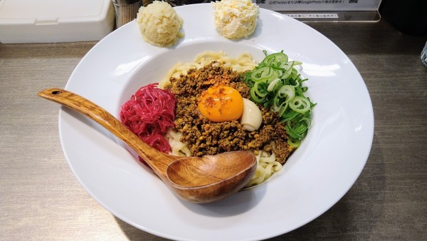 「【限定】カレーまぜそば＋チーズボール・ニンニクボール」@Sagamihara 欅 〜HANARE〜の写真