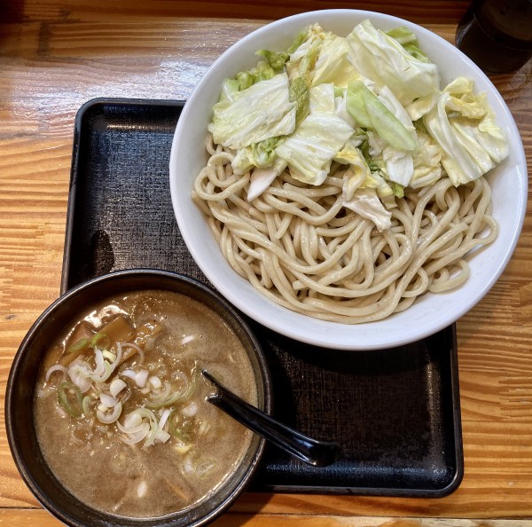 「つけ麺大+澤神キャベツ」@澤神の写真