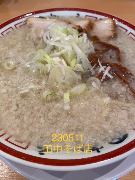 「中華そば　こってり　800」@田中そば店の写真