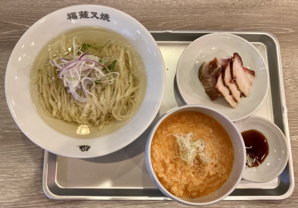 「TKCGセット　かけラーメン　塩　TKCG 叉焼2種」@福籠叉焼の写真