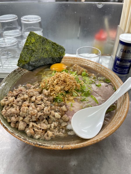 「しじみ出汁冷やしまぜそば大盛り」@覆麺 智の写真