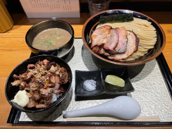 「国産チャーシューつけ蕎麦」@中華蕎麦 ひら井の写真