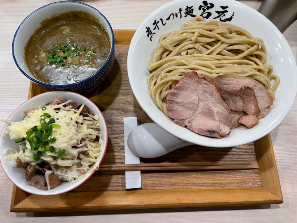 「極濃煮干つけ麺」@煮干しつけ麺 宮元の写真