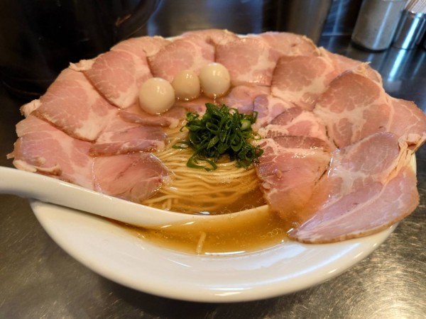 「牡蠣と浅蜊の酒蒸し蕎麦 (しなやかパキ麺)」@さんじの写真