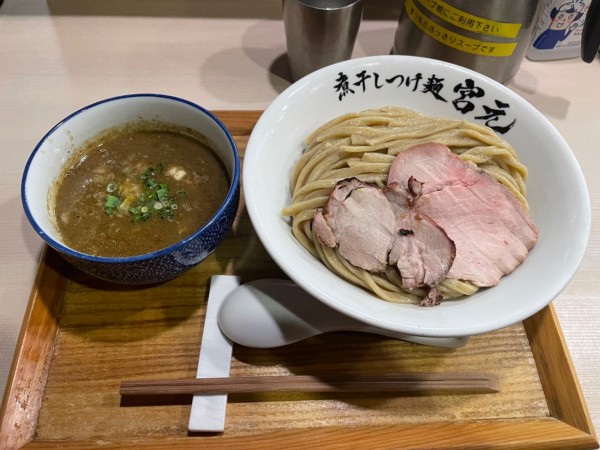 「極濃煮干つけ麺」@煮干しつけ麺 宮元の写真