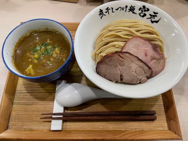 「極濃煮干つけ麺」@煮干しつけ麺 宮元の写真