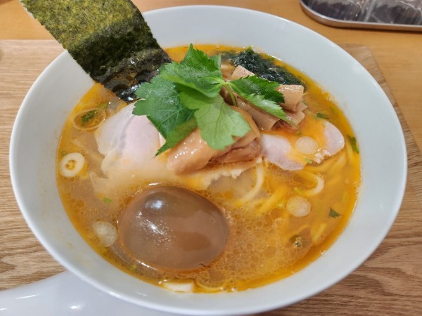 「三位一体　味玉」@らーめん亭 ひなり竜王の写真