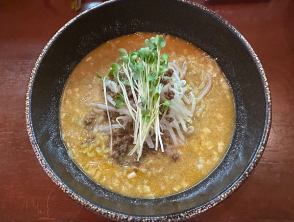 「四川担々麺780円(2辛）ニンニクあり＋」@らーめんかみ屋 長森店の写真