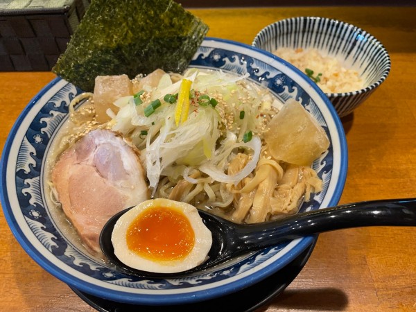 「冷やしひのでやラーメン」@和風楽麺 四代目 ひのでや 大宮店の写真