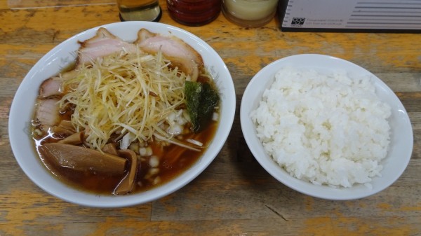 「ネギチャーシュー：ミックス（1,050円）＋ライス：並」@丸幸の写真