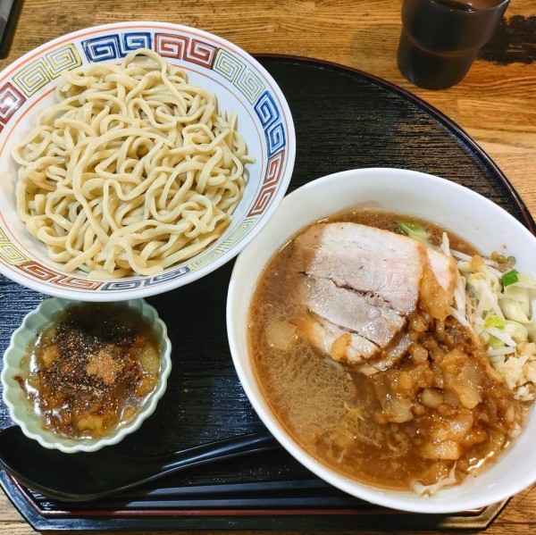 「小つけ麺､シビレ脂」@ラーメンめじの写真