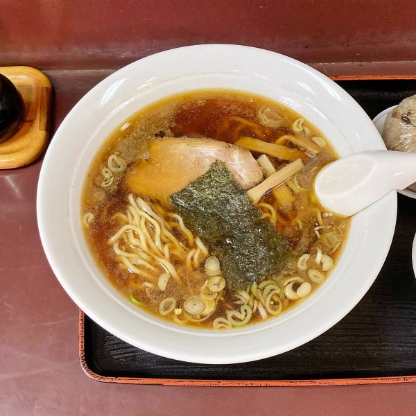 「ラーメン（C定食）」@ラーメン中本 新宿店の写真