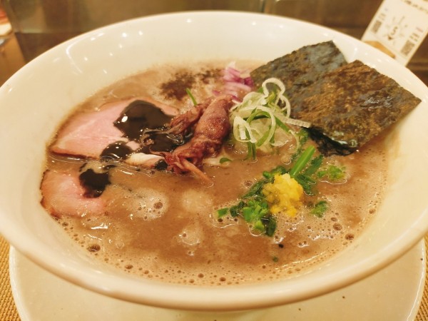 「蛍烏賊らぁめん」@MENSHOの写真