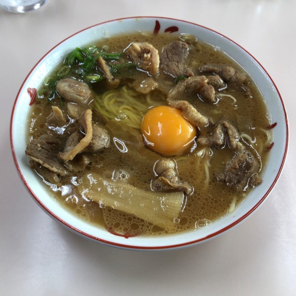 「中肉＋生玉子」@中華そば いのたに 本店の写真