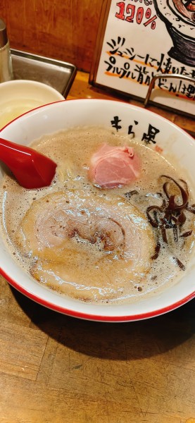 「2種盛りチャーシューどとんこつ 麺半分ネギ抜き」@きら星の写真