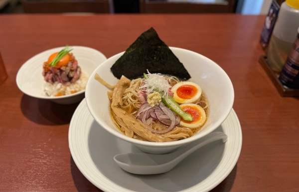 「【限定】冷やしらぁ麺 煮干し×昆布水¥1100」@酒肴場 屯の写真
