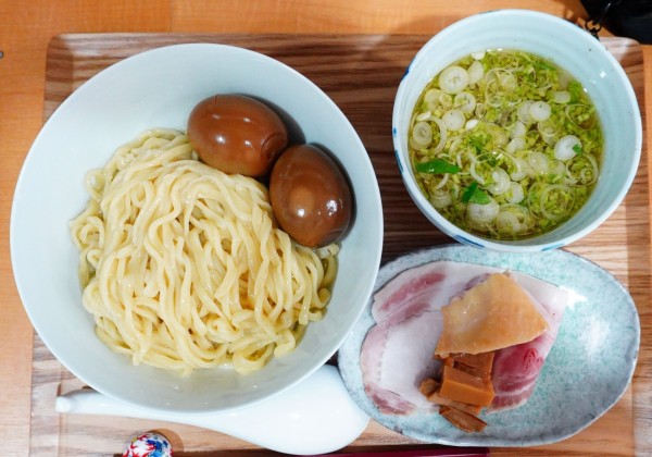 「つけめん（塩）＋味玉」@らーめん亭 ひなり竜王の写真